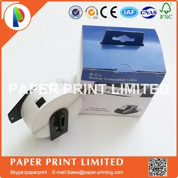 

5 Rolls Compatible DK-11201 Label 29mm*90mm Compatible for Brother Label Printer All Come With Plastic Holder 400Pcs/Roll