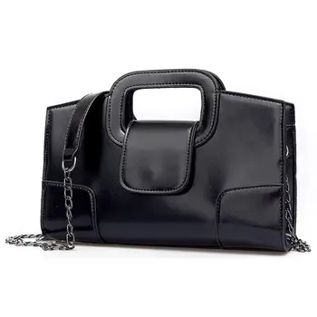 

NEW-Leather Evening Handbags/Clutches Bags Crossbody Purse For Women, Black