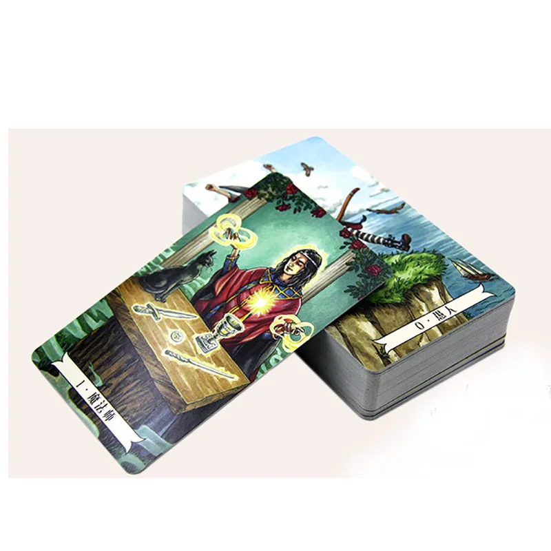 Witch Tarot Cards Divination Cards Game 12*7cm Cards Chinese Version For Family/Friends