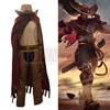 LOL Yasuo Western Cowboy Uniforms Cosplay Costume Free Shipping ► Photo 1/3