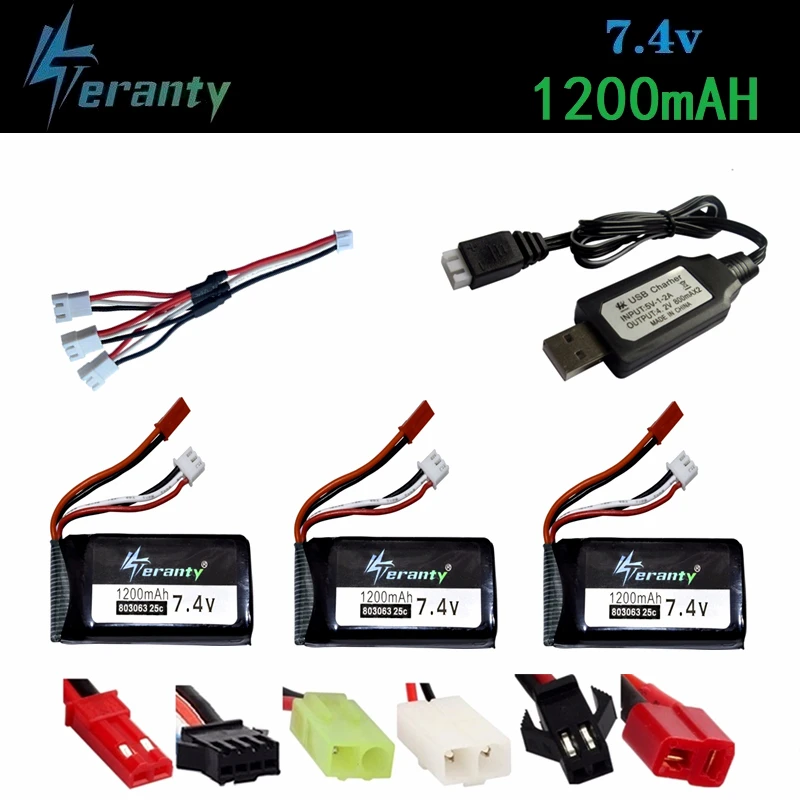7 4 в 1200 мАч Lipo зарядное устройство наборы для YiZhan X6 MJX X101 X102h x1бесщеточный H16 WLtoys V666