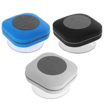 

Waterproof Bluetooth Wireless Suction Cup Shower Speaker Hands Free Mic Mini Bluetooth Speaker Toy Build Block Wireless Stereo