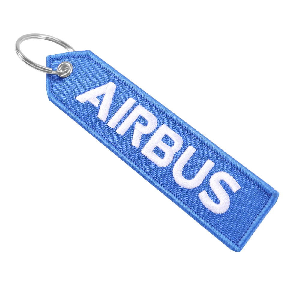 AIRBUS Keychain Phone Straps Double-sided Embroidery A320 Aviation Key Ring Chain for Aviation Gift Strap Lanyard for Mobile (7)