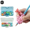 16pcs Pencil holder Grip Children Cute Pen Handle Rod HandWriting Aid Guide Hold Pen Posture Correction for kids gift stationery 5