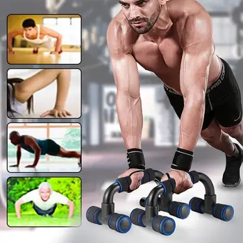 

1 Pair Fitness Push Up Bars Stand Tool With Foam Handle For Building Chest Muscles Push-ups Stands Bars Training Equipment