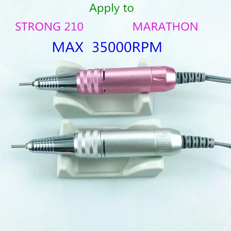 Nail Drill Pen 35000RPM Electric Machine Stainless Steel Handle Manicure Accessory Art Tool | Красота и здоровье