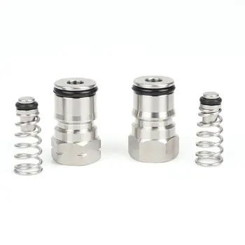 

MRbrew Cornelius Type Ball Lock Keg Posts,Stainless Steel Poppets and Springs,Poppet Female Thread Gas + Liquid 19/32-18 Thread