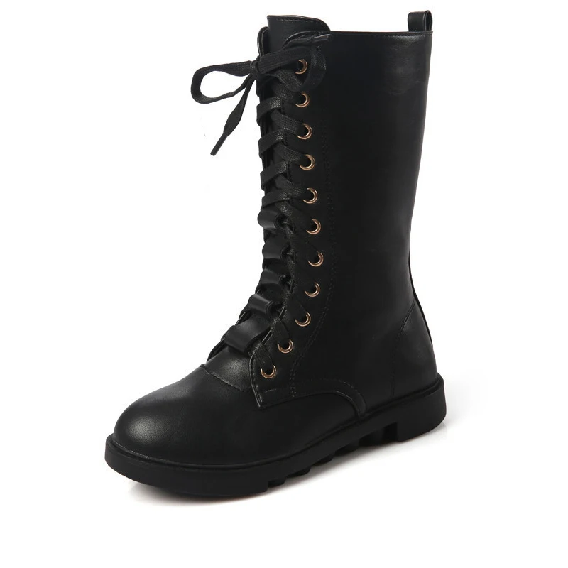 

2020 Spring Winter New Style Children Snow Boots Cowhide Girls Korean Design Boots High Quality Sport Shoes Leather Baby Boots