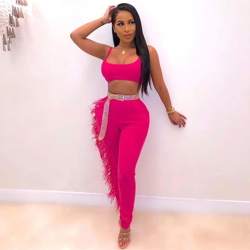 COSYGAL Tank Tops+pants Two Piece Set 