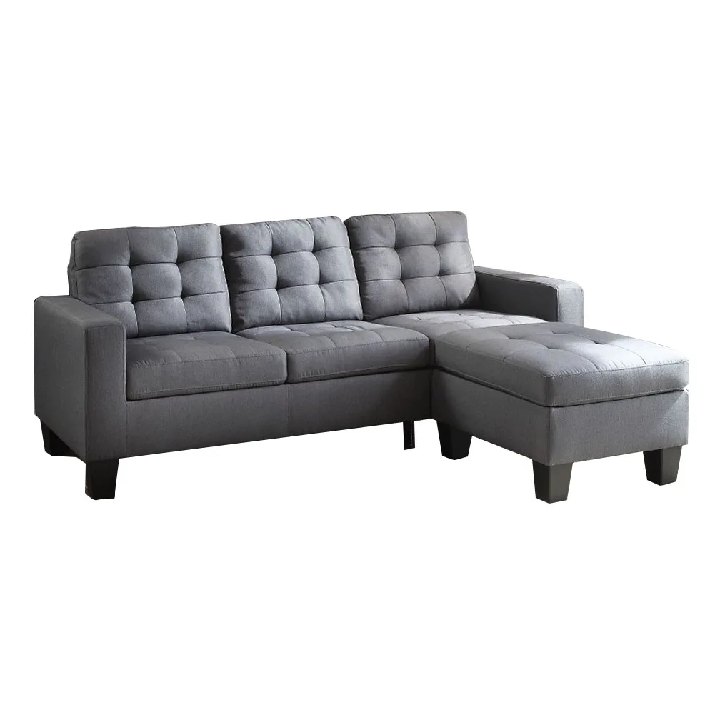 『Cheap!!!』- L-shaped Modular Sofa Gray Linen L-Shaped Modular Sofa
Comfortable and Durable, Right-Hand Orientation Includes Sofa