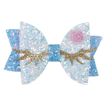 Заколки для волос с рисунком из мультфильма «Подсолнух» для маленьких девочек, милые аксессуары для волос из Южной Кореи, повязка на голову с крыльями ангела, лук, пудра, головной убор