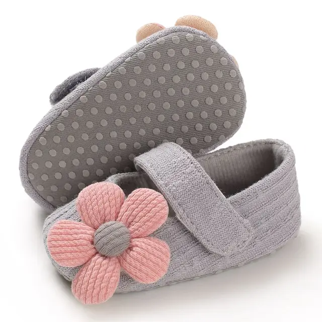 Baby Girls Cotton Shoes Retro Spring Autumn Toddlers Prewalkers Cotton Shoes Infant Soft Bottom First Walkers 0-18M E3-H