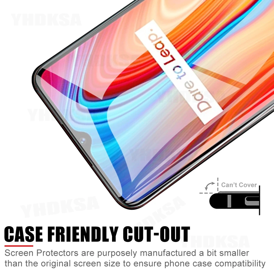 9D Protective Glass For Realme C3 C3i C11 C15 C21 GT Neo Tempered Screen Protector For Realme X X2 X3 X7 X50 Pro XT Glass Film mobile screen protector