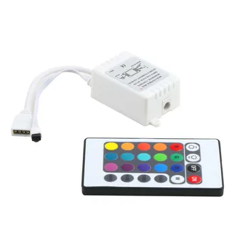 

Low price RGB 16 Colors Remote Control Box DC 12V for LED Light Strip new arrival