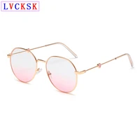 Heart Design Women Myopia Glasses Cute Girls Gradient pink Lens Sunglasses Female Fashion Nearsighted Spectacles 0,-1.0~-6.0 L3 1