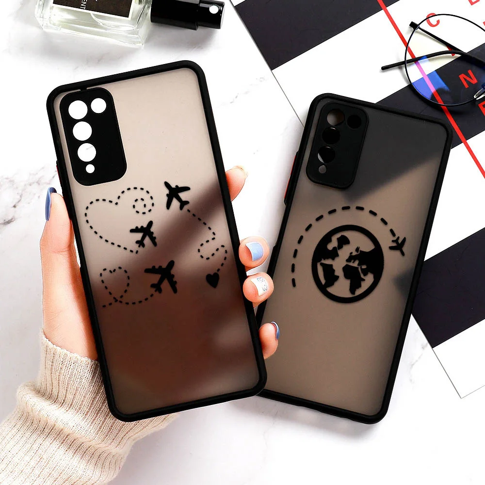 P40 Lite Case For Huawei P30 Pro P Smart 2021 Z S P50 Cases Painted Fundas On Huawei Nova 7i 5i Pro 5Z 7 6 SE Transparent Cover