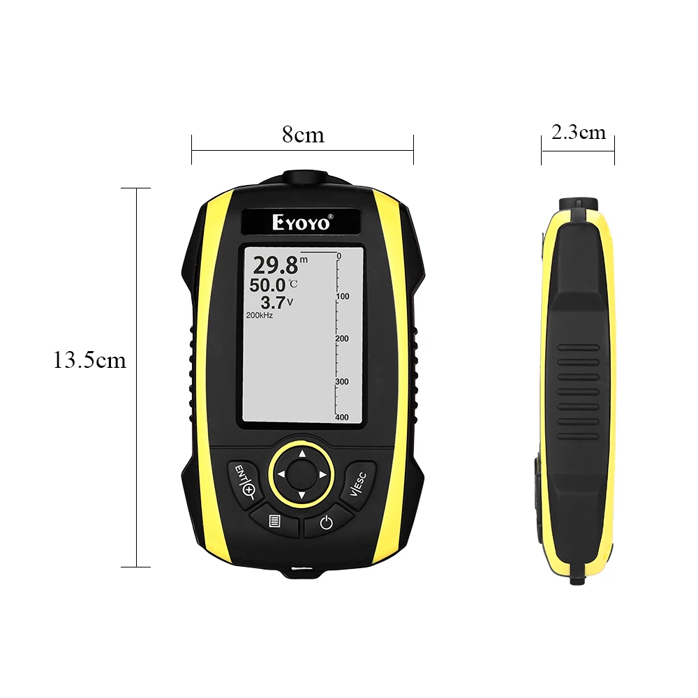  Eyoyo E4 Fish Finder Portable Sonar Sensor Transducer Detector FishFinder For fishing segnalatori a