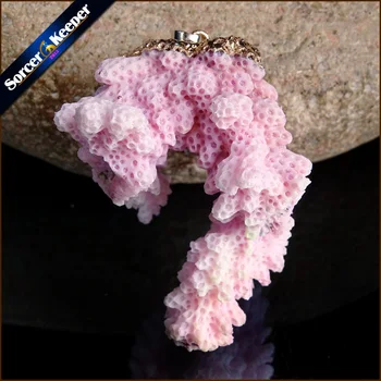 

Natural Stone Raw White Coral Pendant Necklace Druzy Drusy Elestial Skeletal Cluster Specimen Fit Jewelry Making AA353