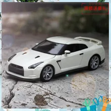 1:18 Высокая литая модель машины Модель 2009 Nissan GTR модель автомобиля для детей Подарки