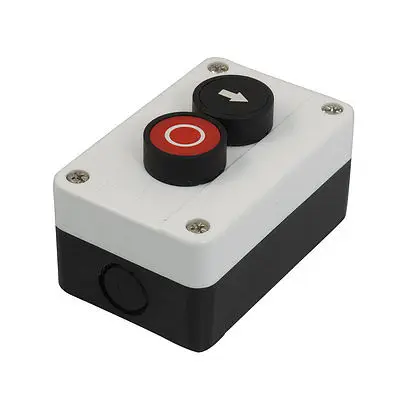 

Momentary Red Black Sign N/C Push Button Switch Station AC 600V 10A Rxqcn