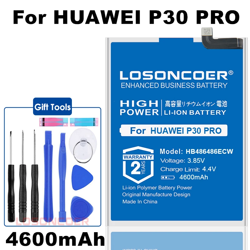 LOSONCOER 4600mAh HB486486ECW Аккумулятор для Huawei P30Pro P30 Pro Аккумулятор для Huawei mate 20 Pro mate 20 Pro батарея+ быстрое поступление