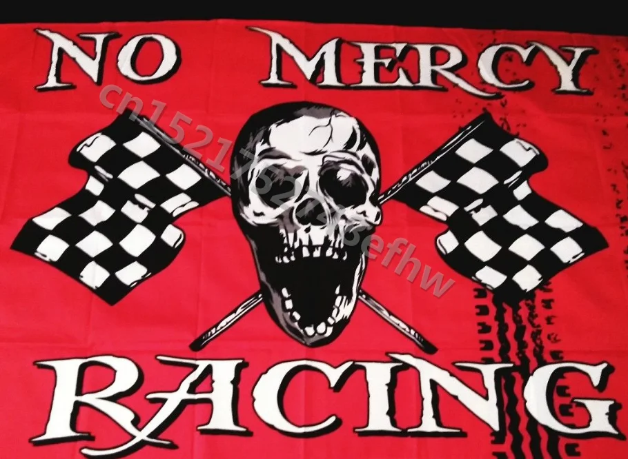 3ft x 5ft 3 x5ft No Mercy Гоночный флаг печати баннер, флаг из полиэстера Размеры 150*90 см