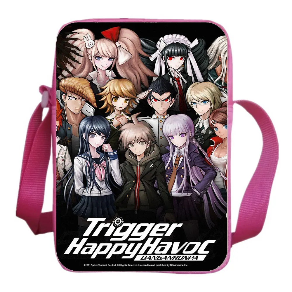 New Danganronpa Mini School Bag Backpack Casual Crossbody Bag Boy Girl Shoulder Bag Diagonal Small Backpack Light Phone Bag