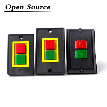 

AC 380V 2KW I/O on Off Start Stop Push Button Switch 6 Screw Terminals QCS1 KAO-5K