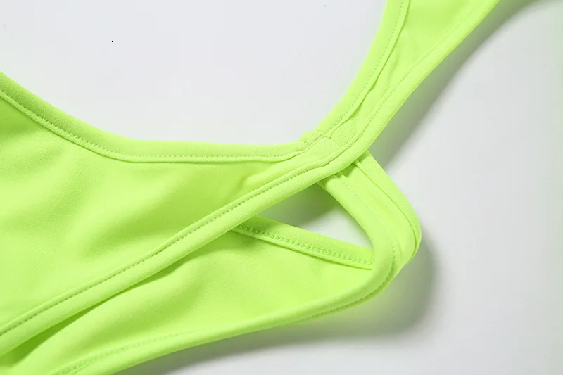 Women Neon Green Bodysuit High Street Skinny Reflective Long Sleeve Hollow Out Jumpsuit Fashion Female Sexy Stretch Bodysuit