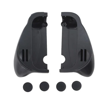 

AAY-Left and Right Split Handle Grips with Card Slot Handles 4 Pcs Thumb Caps for Nintendo Switch Game Console Joy-Con Case