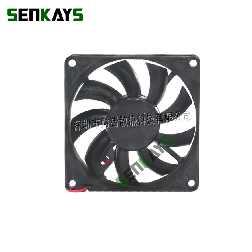 Ventilador de Refrigeração Usb Ultra-thin Cpu do Computador Laptop 2pin 8015 80 mm 80*80*15 mm dc 5v 12v 24v - Imagem 4