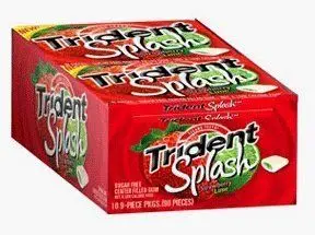 

Trident Sugar Free Gums Splash Strawberry Lemon Flavor - 9 Stiks, 10 Count