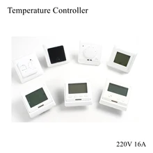 Thermostat numérique Wifi, 220V, 16a, avec télécommande, programmation hebdomadaire, Intelligent, LCD, rétro éclairage