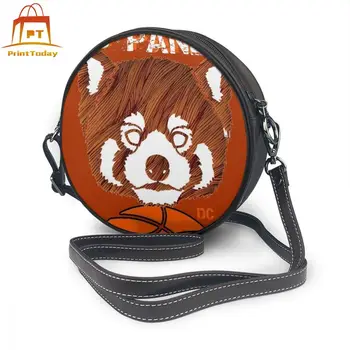

The Division 2 Shoulder Bag Red Pandas The Division 2 Basketball Team Leather Bag High quality Crossbody Women Bags Round Purse