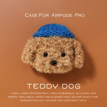 

Teddy Plush Case For Apple Airpods Pro Case Wireless Bluetooth Cover For Air Pods pro 3 case cove Accessories Charging Box