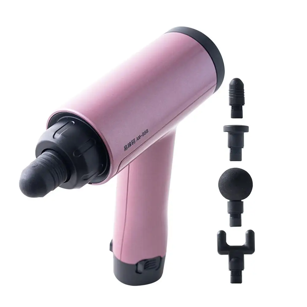 Fitness Body Relaxation Massage Gun Handheld Low Noise Deep Tissue After Muscle Stimulator Training Slimming Shaping Pain Relief