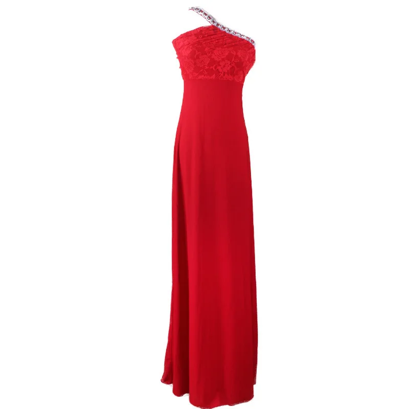 Women's Clothing Dresses Christmas sexy femme work office lady red lace red dress plus size autumn winter free ship