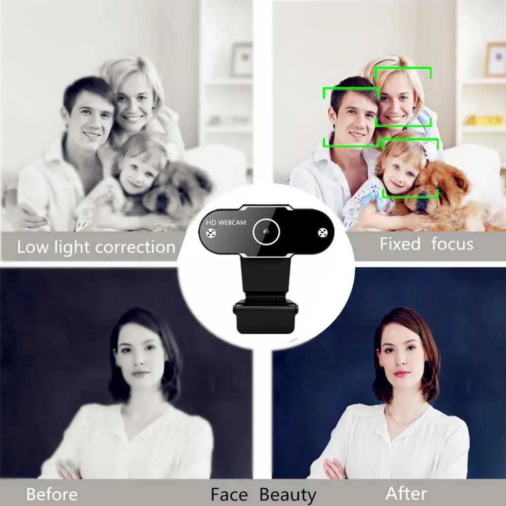 1080P 1944P 720P 480P HD веб камера с микрофоном Вращающийся ПК настольный Cam Автофокус для