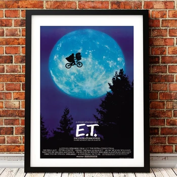 

E.T. The Extra-Terrestrial UFO movie Canvas Painting Posters and Prints Wall Art Picture for Living Room Home Decor Cuadros