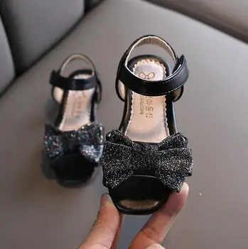 

Summer Kids Sandals With Bowtie Girls Beach Shoes Girls Sandals Children Shoes Princess Dress Baby Girls Toddler Shoes