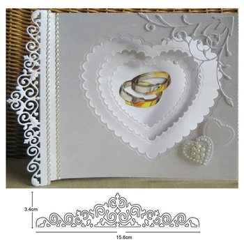 

Metal Cutting Dies Lace pierced frame Stencils for DIY Scrapbooking Embossing Cards craft knife mould blade punch stencils dies