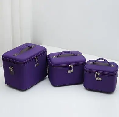 Makeup Organizer Women Toiletry Cosmetic Bag Women cosmetic box suitcase Makeup Case Storage Suitcase for make up organizer 2