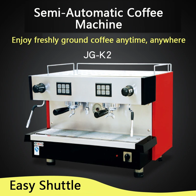 220v/380v Double-headed Espresso Machine Commercial Semi-automatic Coffee Machine Hotel Tea Shop Drinking Tea and Beverage