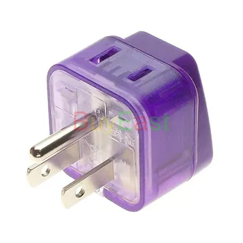 

Lot 5 Universal to North American NEMA 5-15P US Standard Electrical Plug Adapter ,2 Way Outlet Port Convert US/AU/EU/UK...wonpro