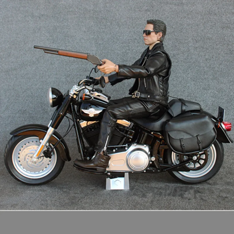 

1/6 Scale Terminator T-800 Double traction cool Motorcycle 3 Colors PVC Action Figure Collect Model Toy X4068