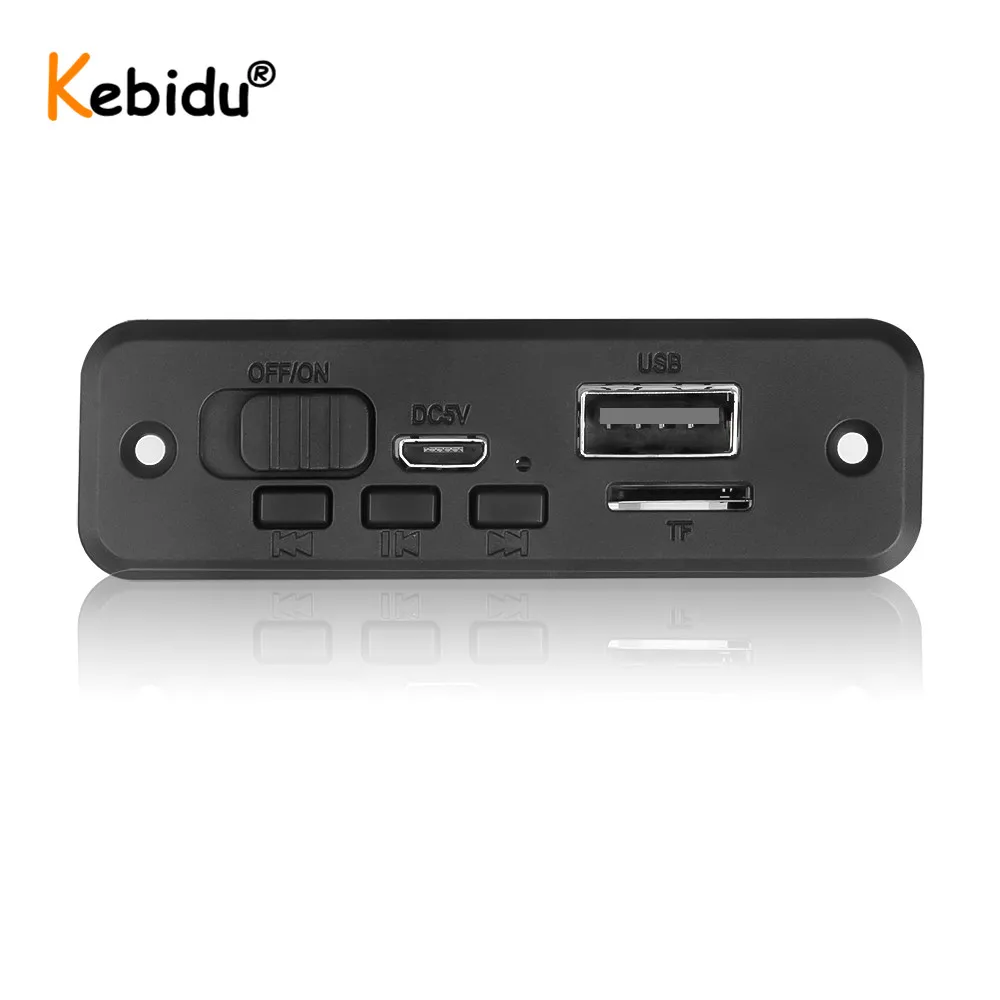 Bluetooth V5.0 2*3 Вт усилитель MP3 декодер плата Автомобильный MP3-плеер модуль аудио FM AUX