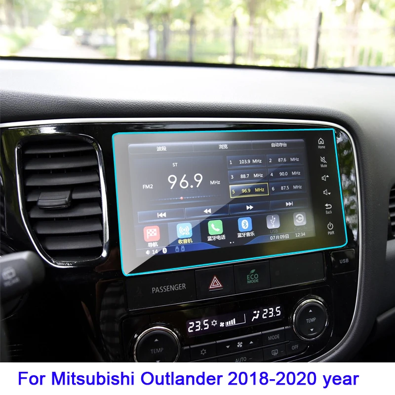 Tempered Glass Screen Protective Film for Mitsubishi Outlander Auto