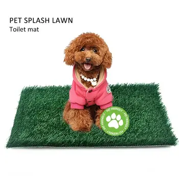 

Natural Grass Lawn Pet Toilet Mats Artificial Grass Mat Puppy Potty Traning Pad Thicken Splash-proof Grass Door Urinal Mats