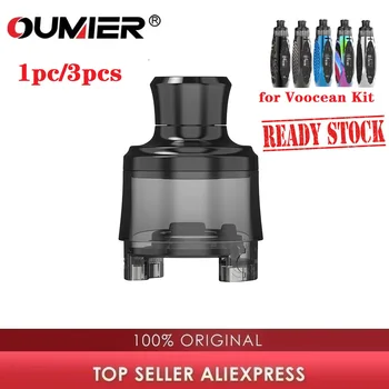 

Original Oumier Voocean 80 Pod 4ml Capacity W/ 0.2ohm/0.8ohm Coils Fit Oumier Voocean 80W Pod Kit Electronic Cigarette Atomizer
