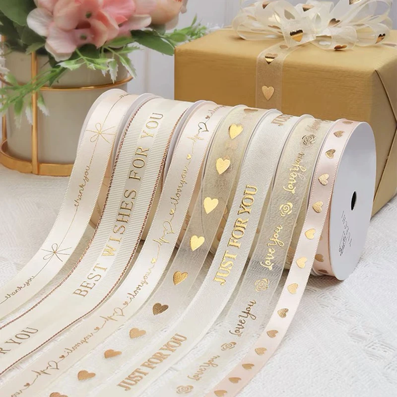 6 Rolls Valentine's Day Christmas Satin Ribbon for Gift Wrapping Craft  Christmas Fabric Gift Ribbon Hanging Ribbon for Wedding Favor Christmas  Party